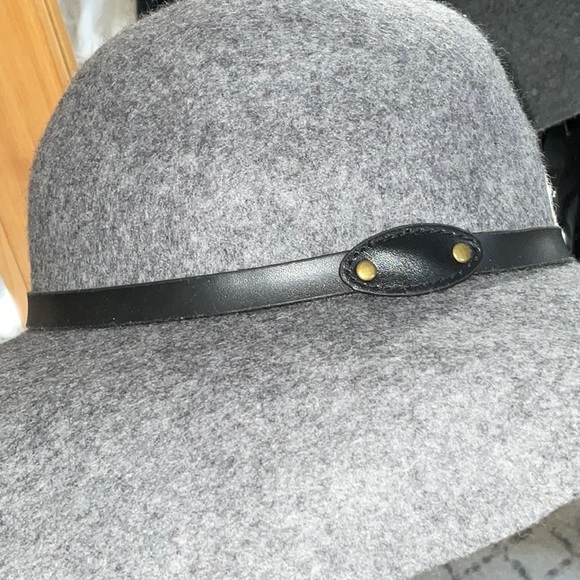 D&Y (David & Young) 100% Wool Floppy Grey Sun Hat. OS - Picture 6 of 7